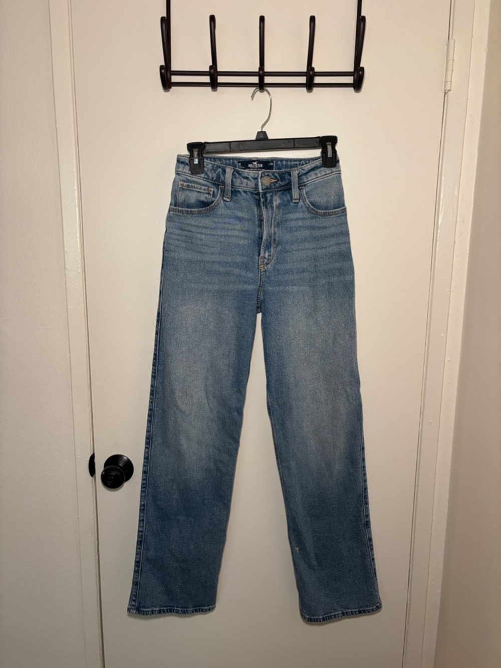 Hollister Light Blue Straight Leg Jeans